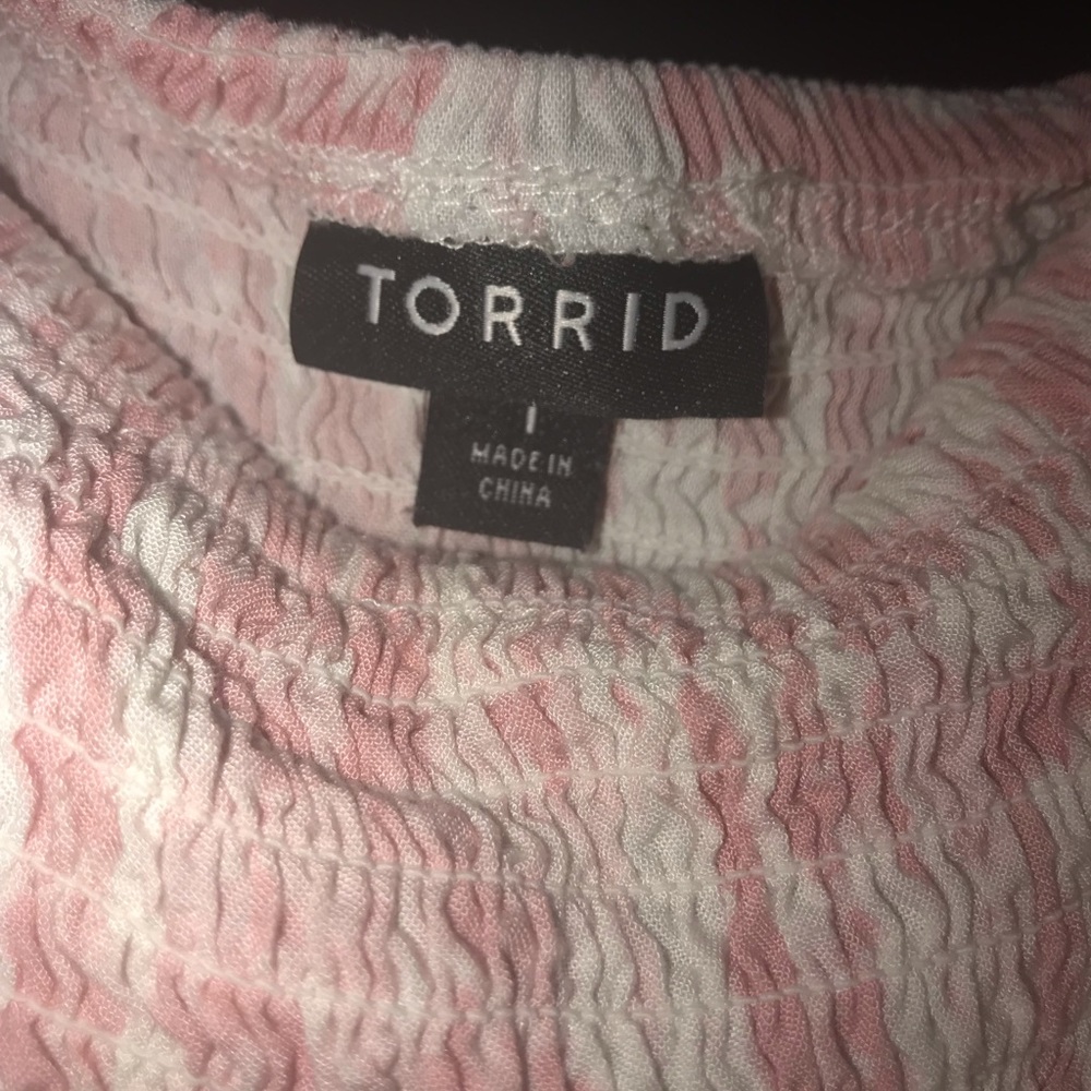 Off shoulder Torrid dress